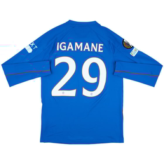 2024-25 Rangers Match Issue Home L/S Shirt Igmane #29