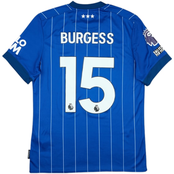 2024-25 Ipswich Match Issue Home Shirt Burgess #15