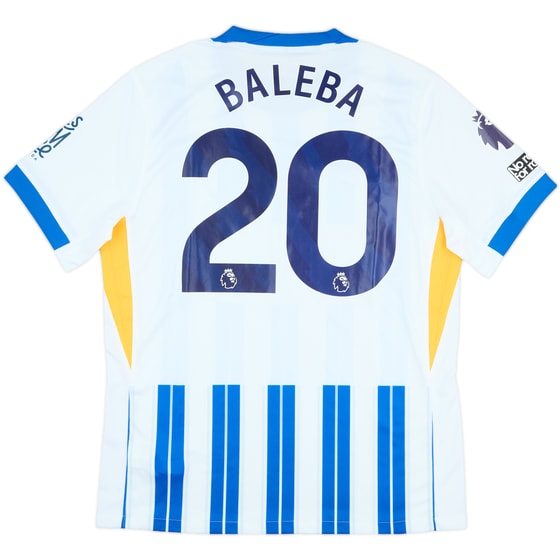 2024-25 Brighton Match Issue Home Shirt Baleba #20