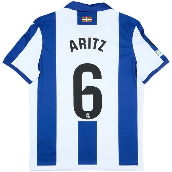 2024-25 Real Sociedad Match Issue Home Shirt Aritz #6
