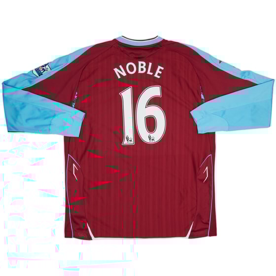 2007-08 West Ham Home L/S Shirt Noble #16 - 4/10 - (XL)