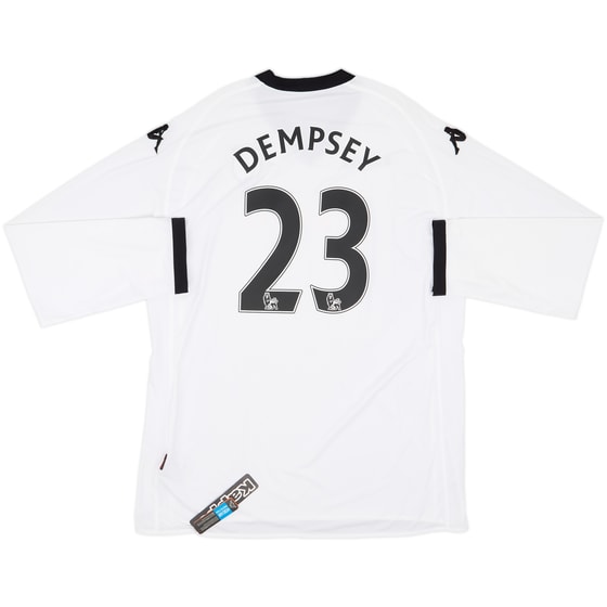 2010-11 Fulham Home L/S Shirt Dempsey #23 (4XL)