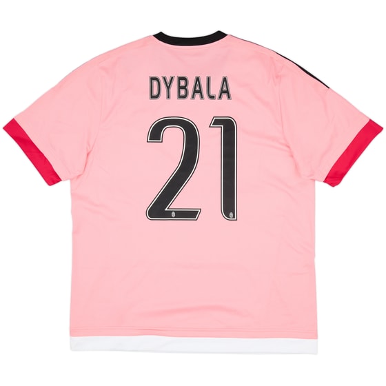 2015-16 Juventus Away Shirt Dybala #21 (XL)
