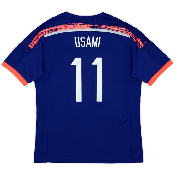 2013-15 Japan Home Shirt Usami #11 - 8/10 - (L.Boys)