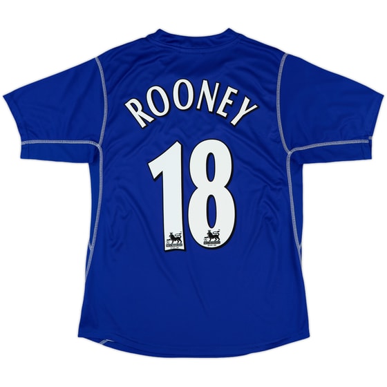 2002-03 Everton Home Shirt Rooney #18 - 8/10 - (L)