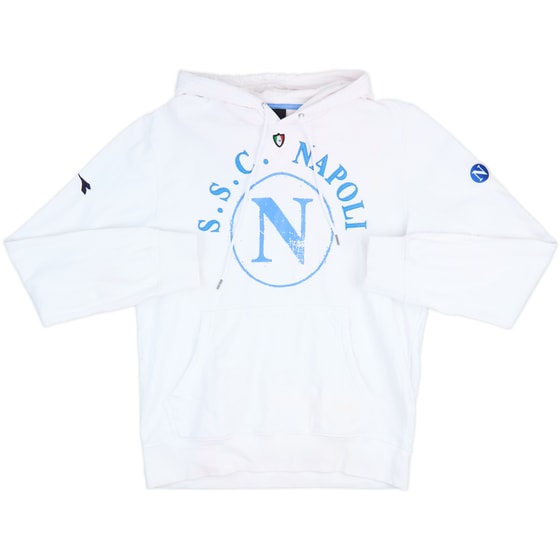 2008-09 Napoli Diadora Hooded Top - 8/10 - (M)