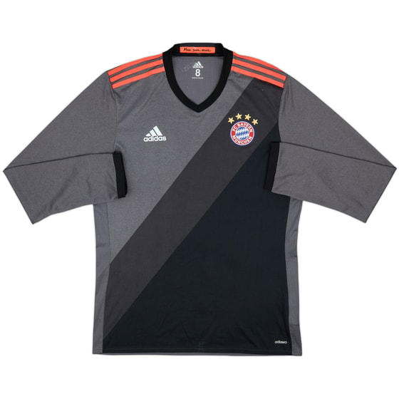 2016-17 Bayern Munich Player Issue Away L/S Shirt - 8/10 - (L)