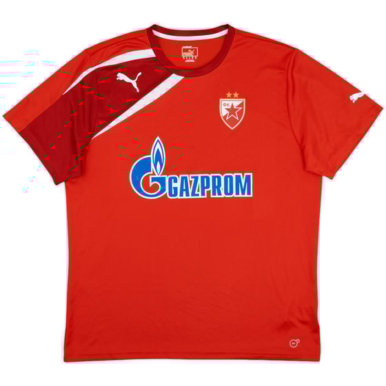 2013-14 Red Star Belgrade Puma Training Shirt - 9/10 - (XL)