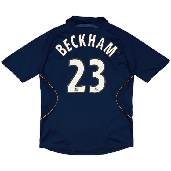 2007-08 LA Galaxy Away Shirt Beckham #23 - 4/10 - (L)