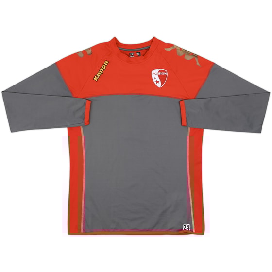 2010-11 FC Sion Player Issue Kappa Training L/S Shirt #24 - 7/10 - (XL)