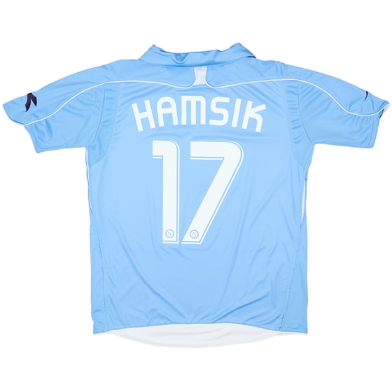 2008-09 Napoli Home Shirt Hamsik #17 - 6/10 - (S)