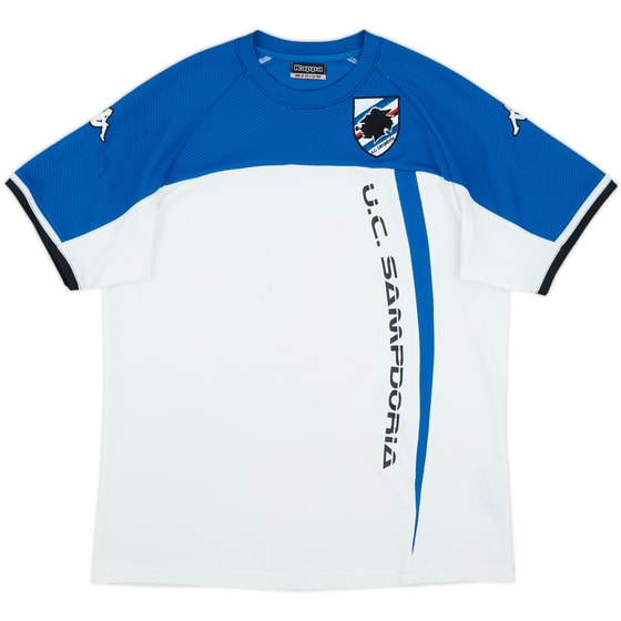 2008-09 Sampdoria Kappa Training Shirt - 6/10 - (M)