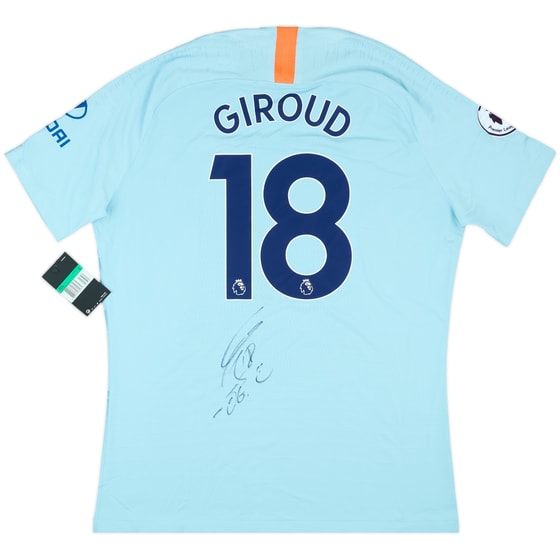 2018-19 Chelsea Player Issue Signed Third Shirt Giroud #18
