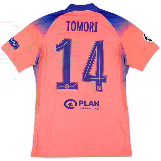 2020-21 Chelsea Match Issue Champions League Third Shirt Tomori #14