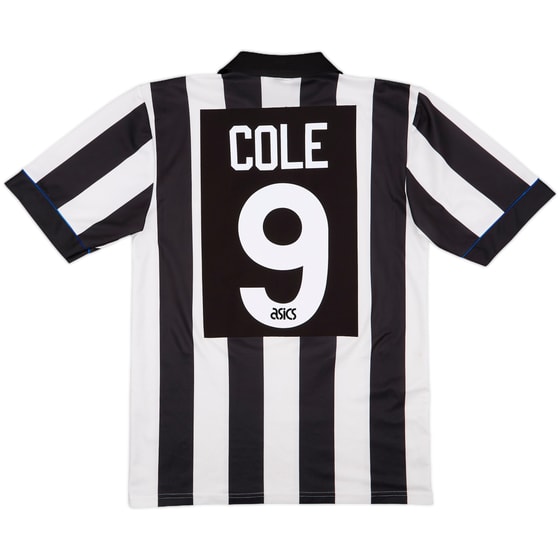 1993-95 Newcastle Home Shirt Cole #9 - 8/10 - (M)