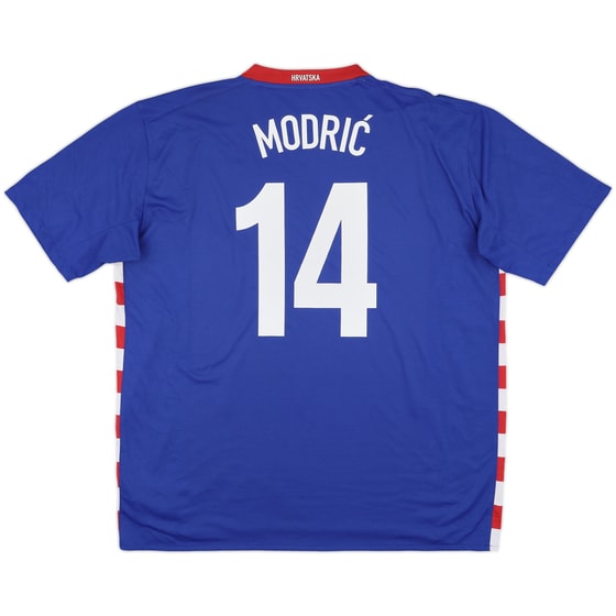 2007-09 Croatia Away Shirt Modric #14 - 7/10 - (XXL)
