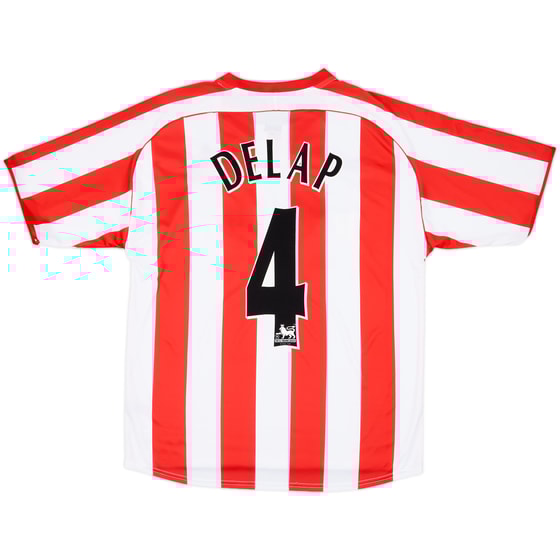 2005-07 Sunderland Home Shirt Delap #4 - 8/10 - (M)