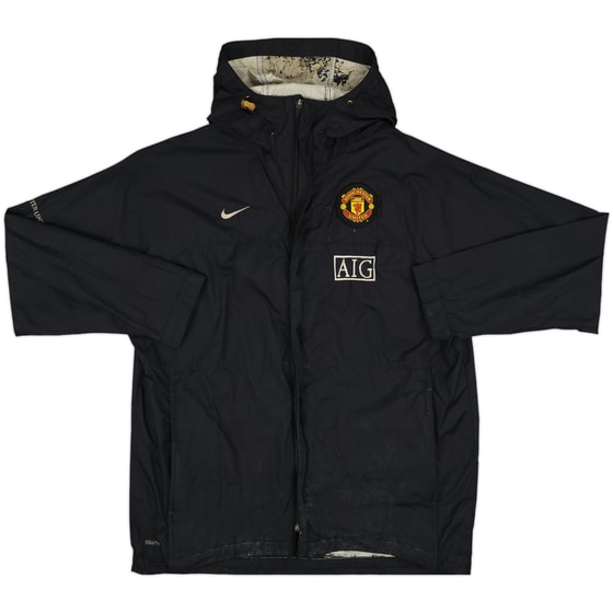 2008-09 Manchester United Nike Hooded Track Jacket - 5/10 - (XL)