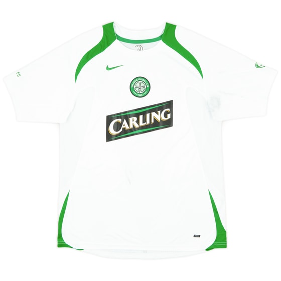 2006-07 Celtic Signed Nike Training Shirt - 5/10 - (M)