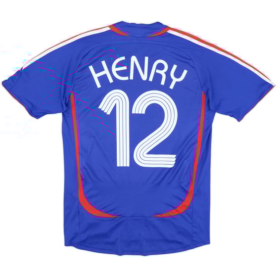 2006-07 France Home Shirt Henry #12 - 7/10 - (S)
