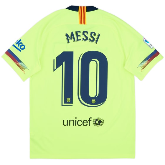 2018-19 Barcelona Away Shirt Messi #10 - 8/10 - (M)