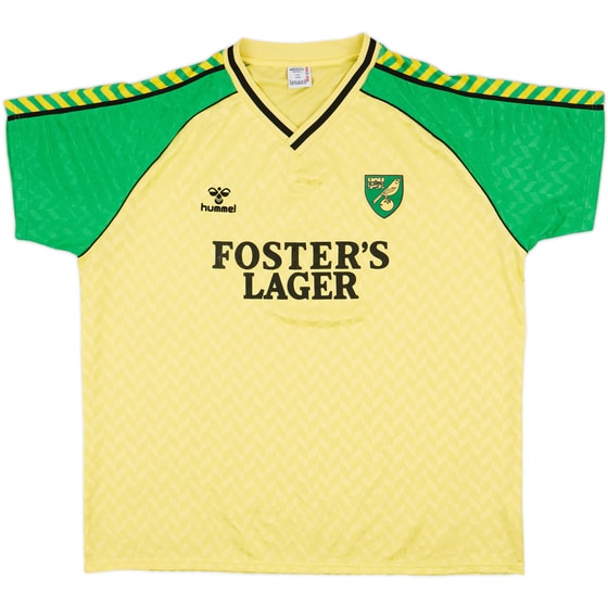 2010s (1986) Norwich Retro Home Shirt - 9/10 - (3XL)