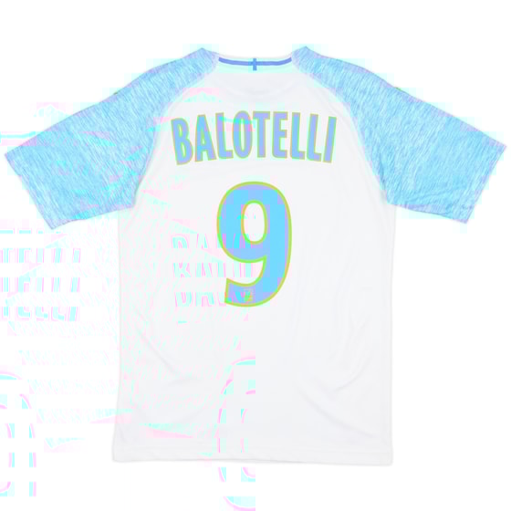 2018-19 Olympique Marseille Home Shirt Balotelli #9 - 9/10 - (XS)