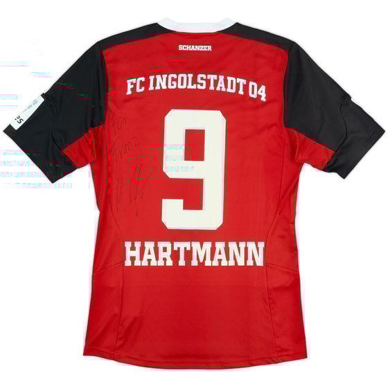 2015-16 FC Ingolstadt Signed Home Shirt Hartmann #9 - 7/10 - (S)