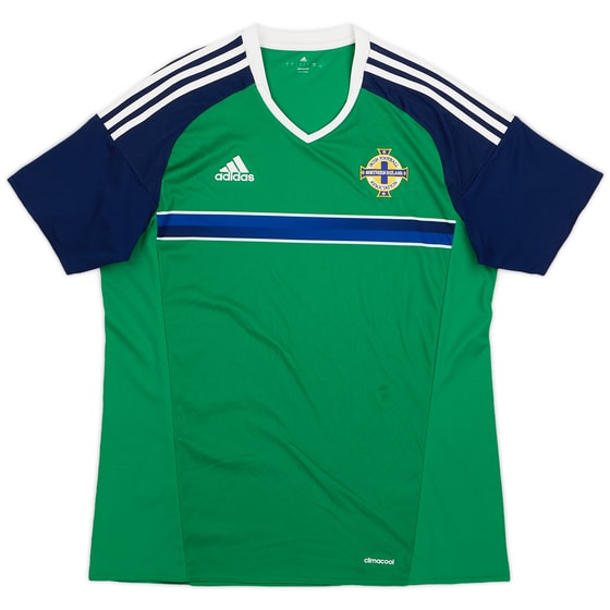 2016-17 Northern Ireland Home Shirt - 8/10 - (L)