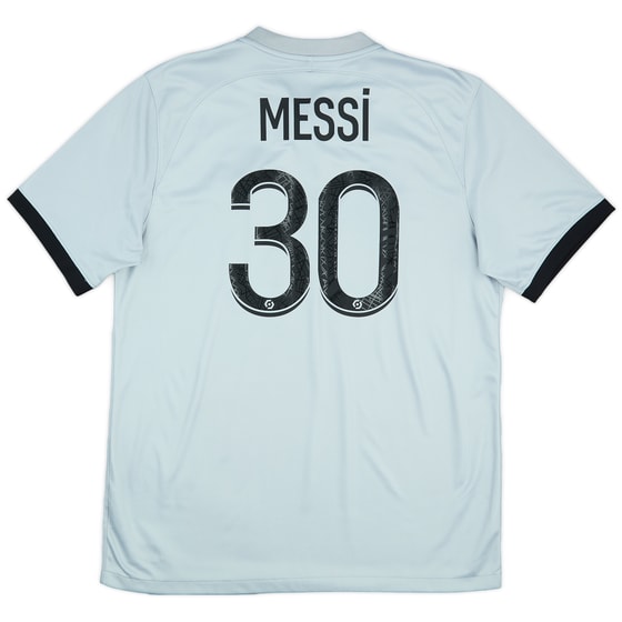 2022-23 Paris Saint-Germain Away Shirt Messi #30 - 8/10 - (L)