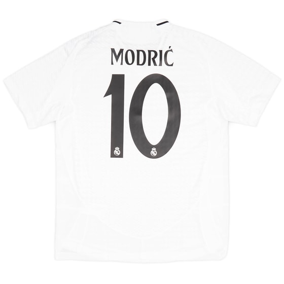 2024-25 Real Madrid Authentic Home Shirt Modric #10