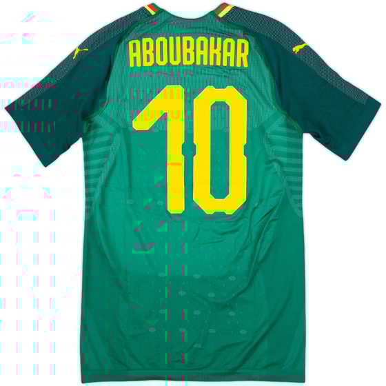2018-19 Cameroon EvoKnit Player Issue Home Shirt Aboubakar #10 (L)