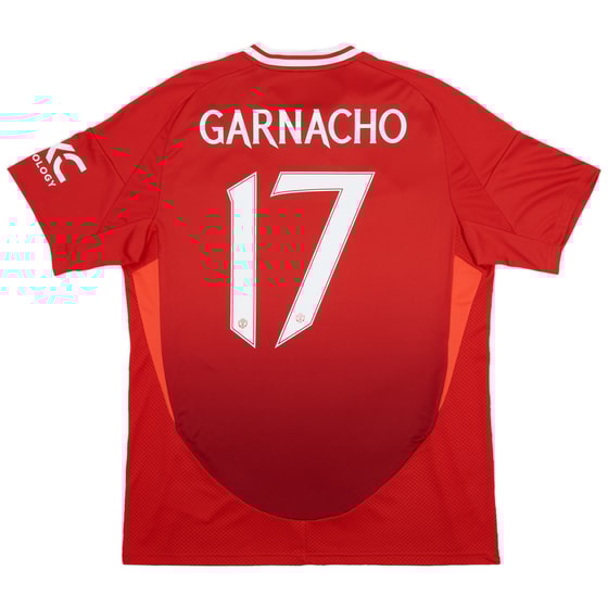 2024-25 Manchester United Home Shirt Garnacho #17