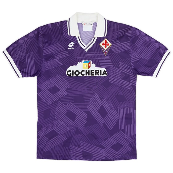 1991-92 Fiorentina Home Shirt - 8/10 - (M)