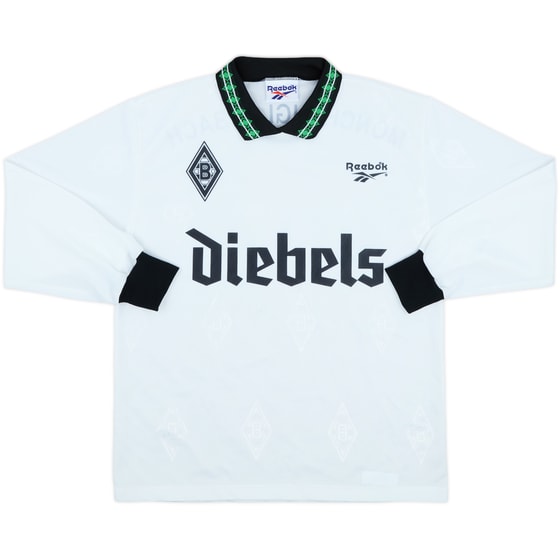 1995-96 Borussia Monchengladbach Home L/S Shirt - 8/10 - (S)