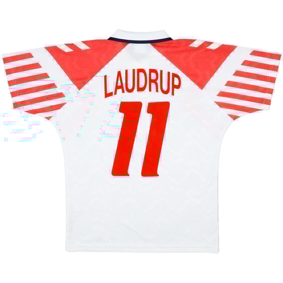 1992-94 Denmark Away Shirt Laudrup #11 - 9/10 - (XL)