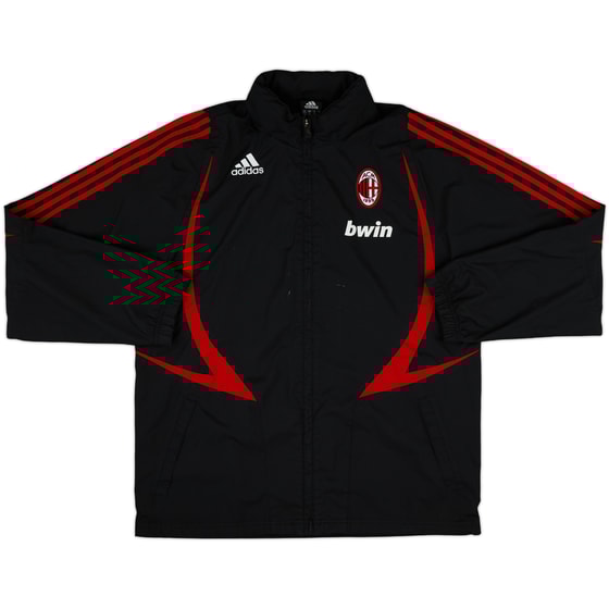 2007-08 AC Milan adidas Hooded Rain Jacket - 7/10 - (M/L)