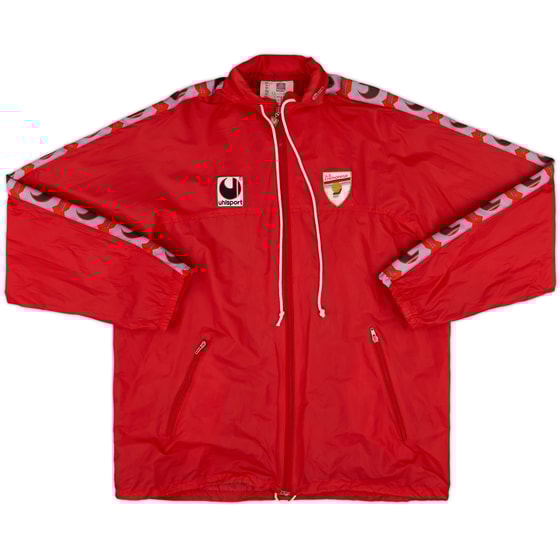 1992-93 Cremonese Uhlsport Hooded Rain Jacket - 6/10 - (L)
