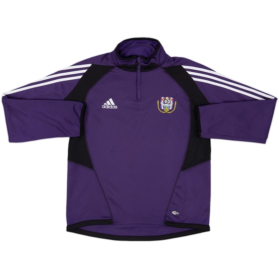 2005-06 Anderlecht adidas 1/4 Zip Drill Top - 8/10 - (M/L)