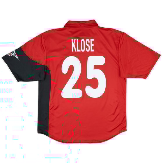 2000-01 Kaiserslautern Home Shirt Klose #25 - 8/10 - (M)