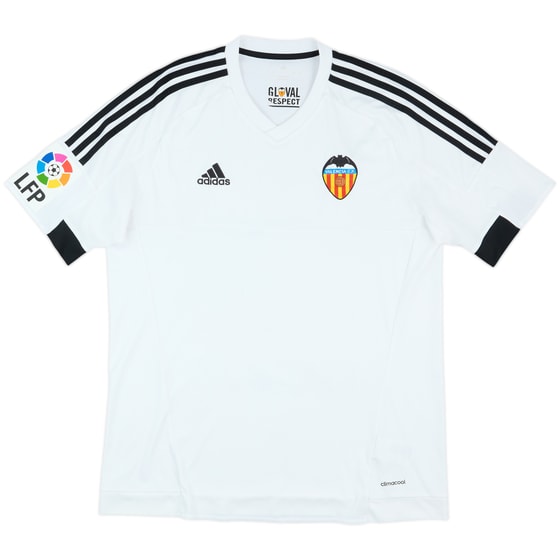 2015-16 Valencia Home Shirt - 8/10 - (L)