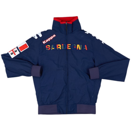 2011-12 Cagliari Kappa Track Jacket - 8/10 - (S)