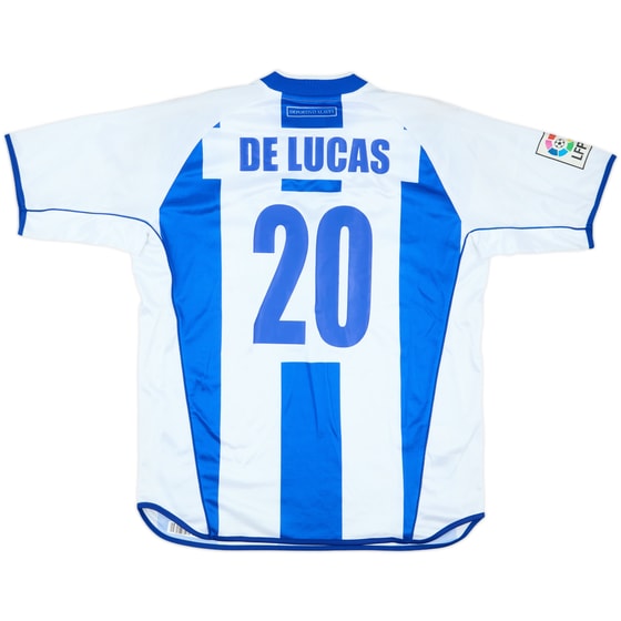 2002-03 Alaves Home Shirt De Lucas #20 - 7/10 - (L)