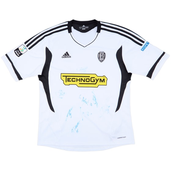 2011-12 Cesena Signed Home Shirt - 9/10 - (L)