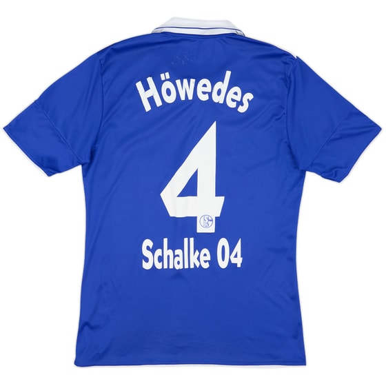 2010-12 Schalke Home Shirt Howedes #4 - 5/10 - (M)