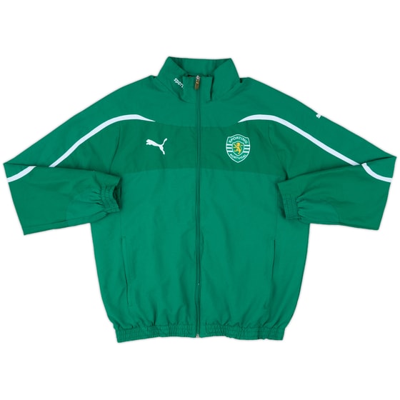 2010-11 Sporting CP Puma Track Jacket - 8/10 - (M)