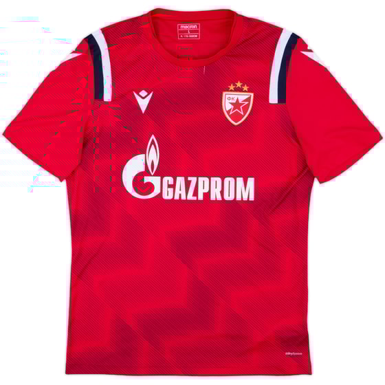 2019-20 Red Star Belgrade Macron Training Shirt - 8/10 - (L)