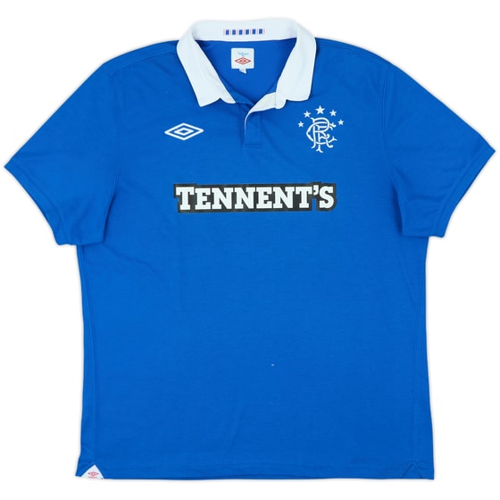 2010-11 Rangers Home Shirt - 8/10 - (XL)