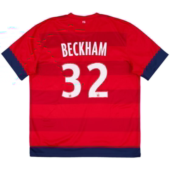 2012-13 Paris Saint-Germain Away Shirt Beckham #32 - 6/10 - (XL)