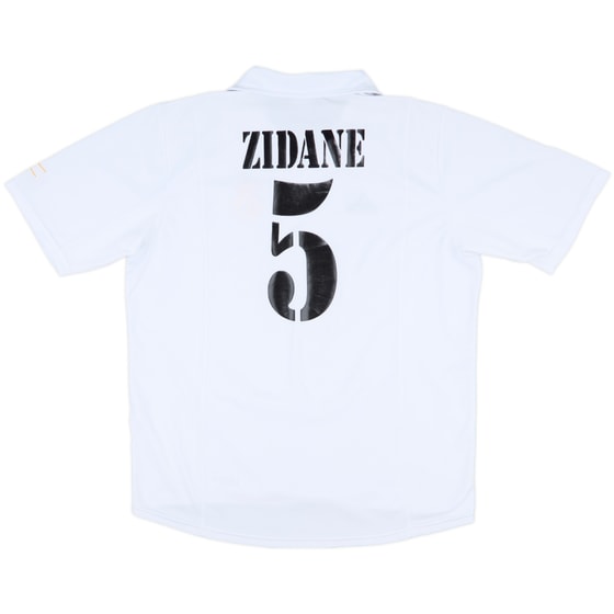 2002-03 Real Madrid Centenary Home Shirt Zidane #5 - 6/10 - (XL)